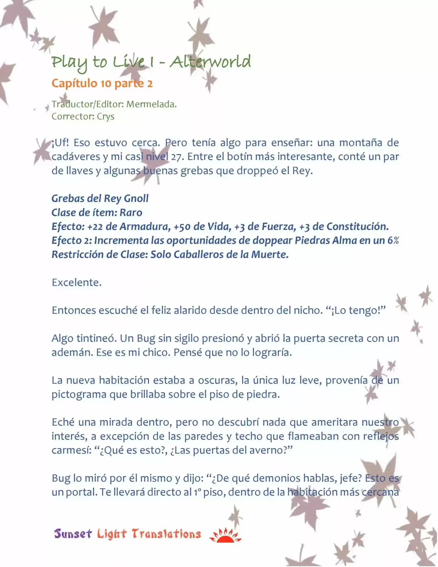 Play To Live (Novela) - Capítulo 10.2 - Página 2 - LectorTMOo