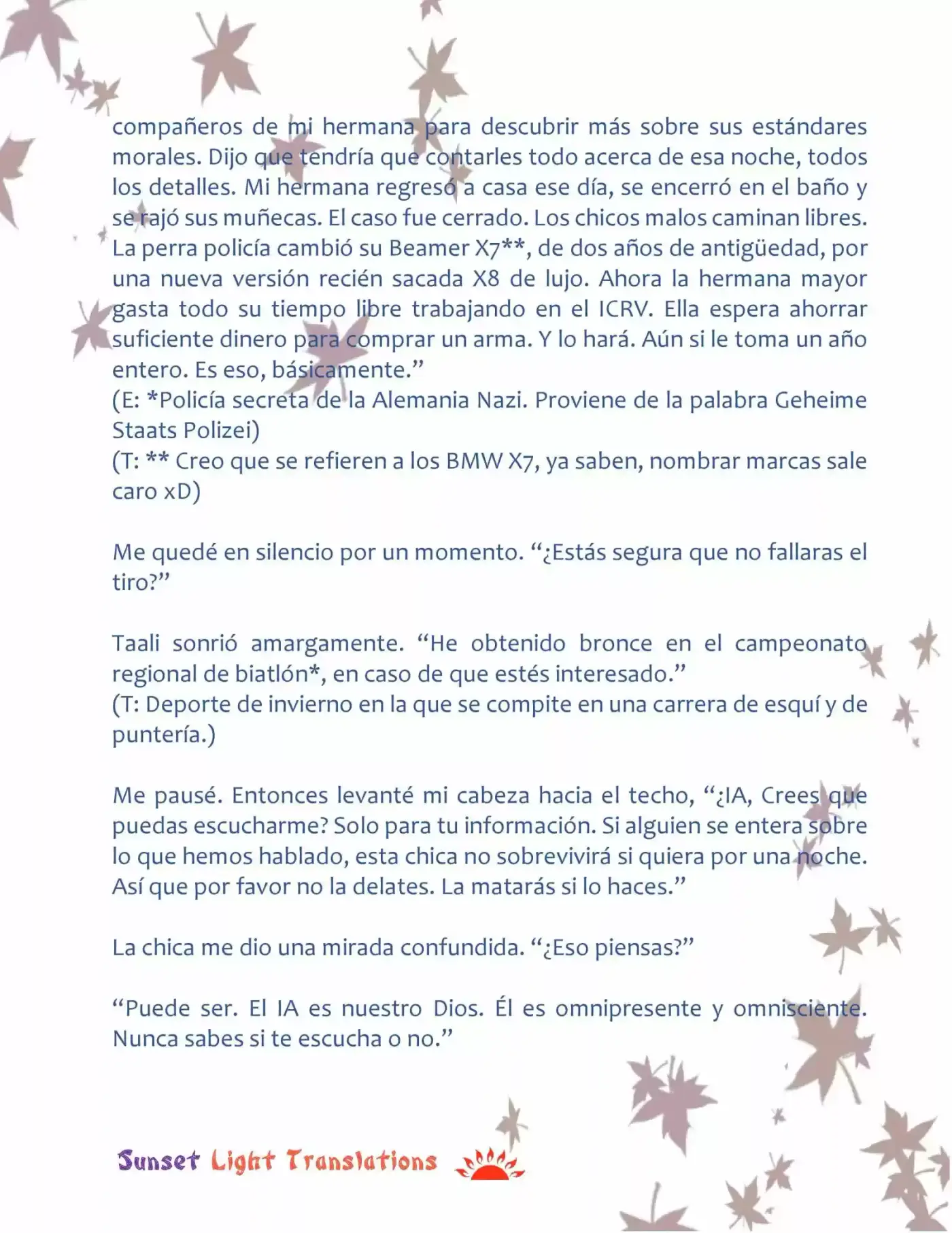 Play To Live (Novela) - Capítulo 10.3 - Página 5 - LectorTMOo