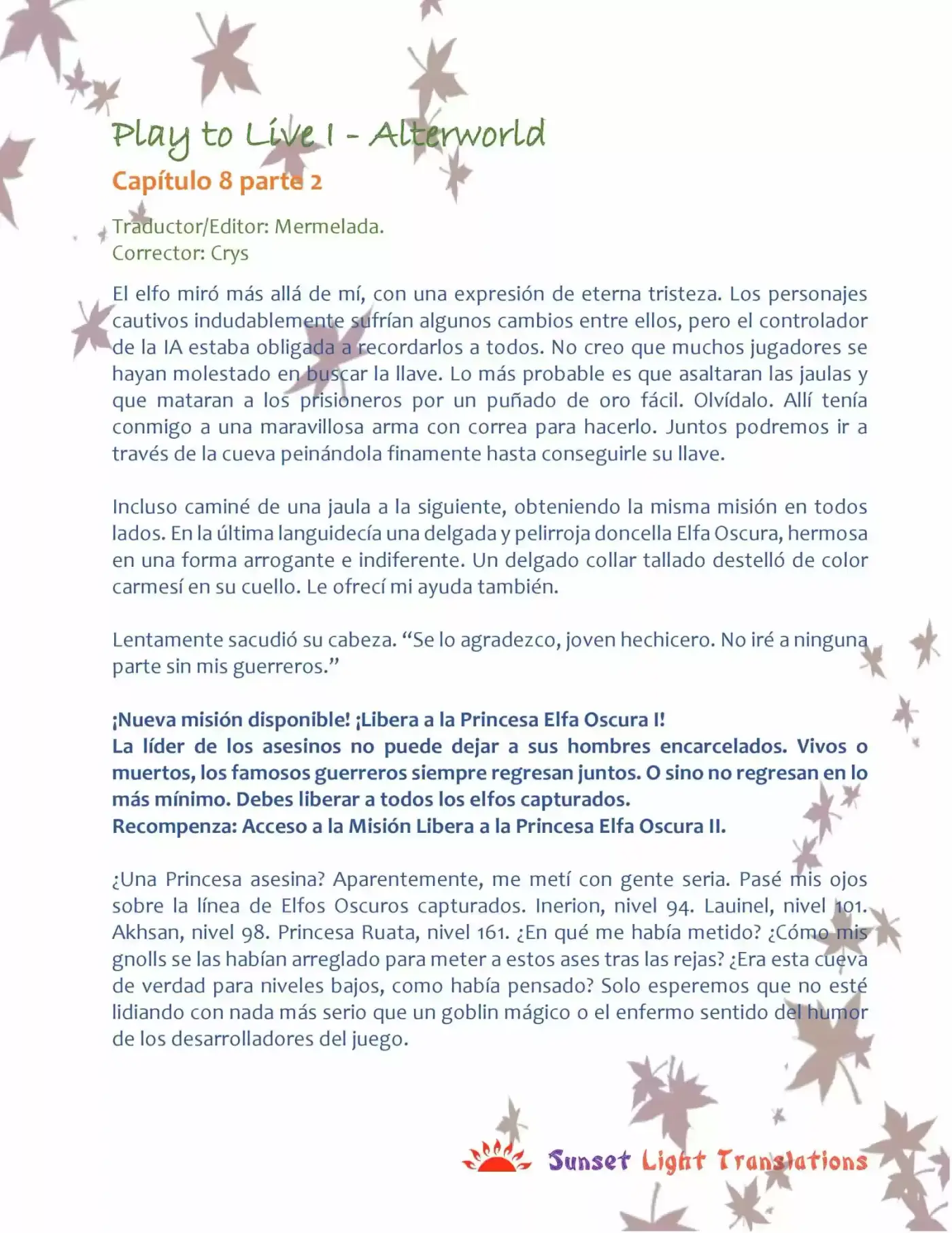 Play To Live (Novela) - Capítulo 8.2 - Página 2 - LectorTMOo