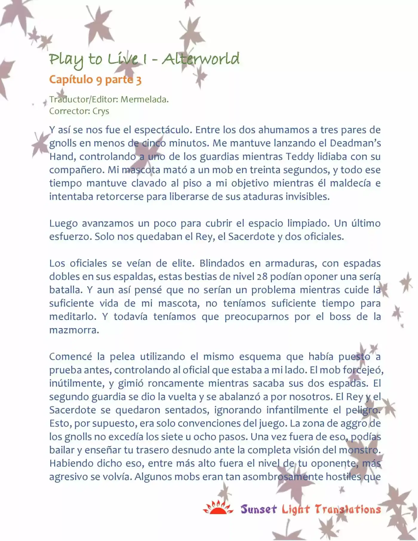 Play To Live (Novela) - Capítulo 9.3 - Página 2 - LectorTMOo