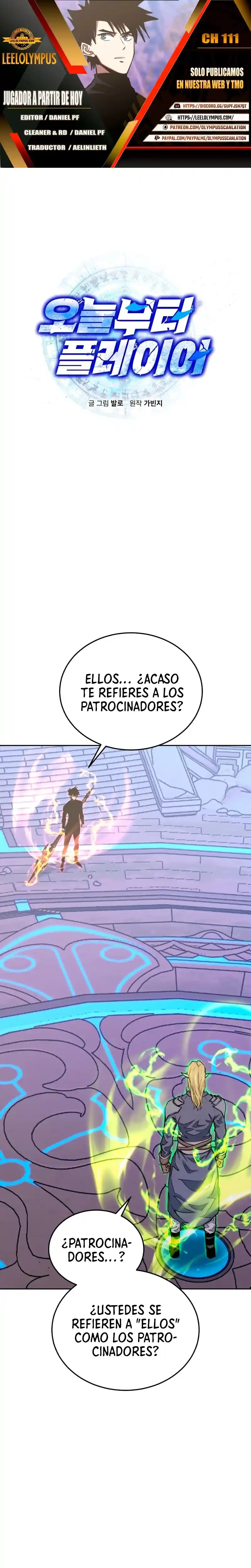Player From Today Onwards - Capítulo 111 - Página 1 - LectorTMOo