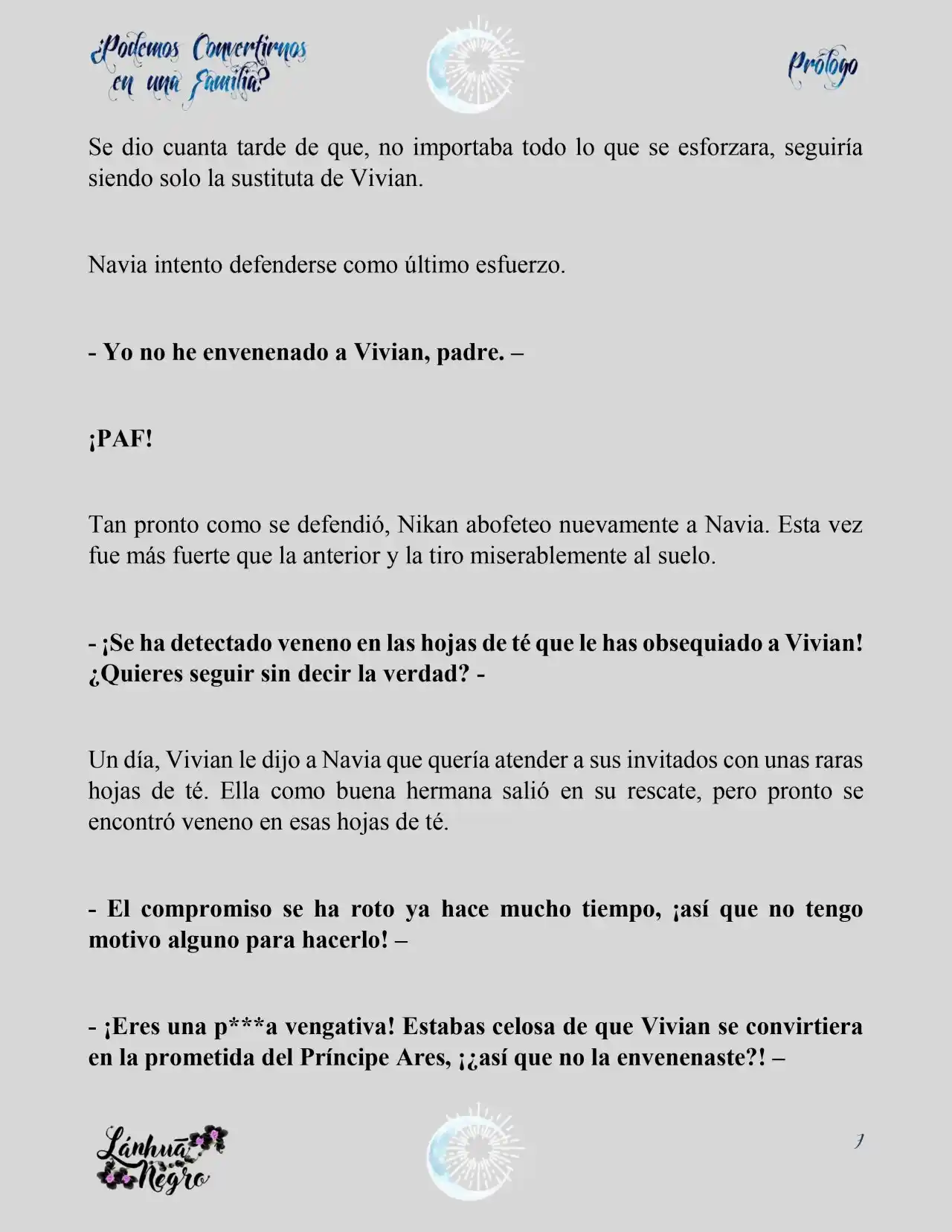 ¿Podemos Convertirnos En Una Familia? (Novela) - Capítulo - Página 7 - LectorTMOo