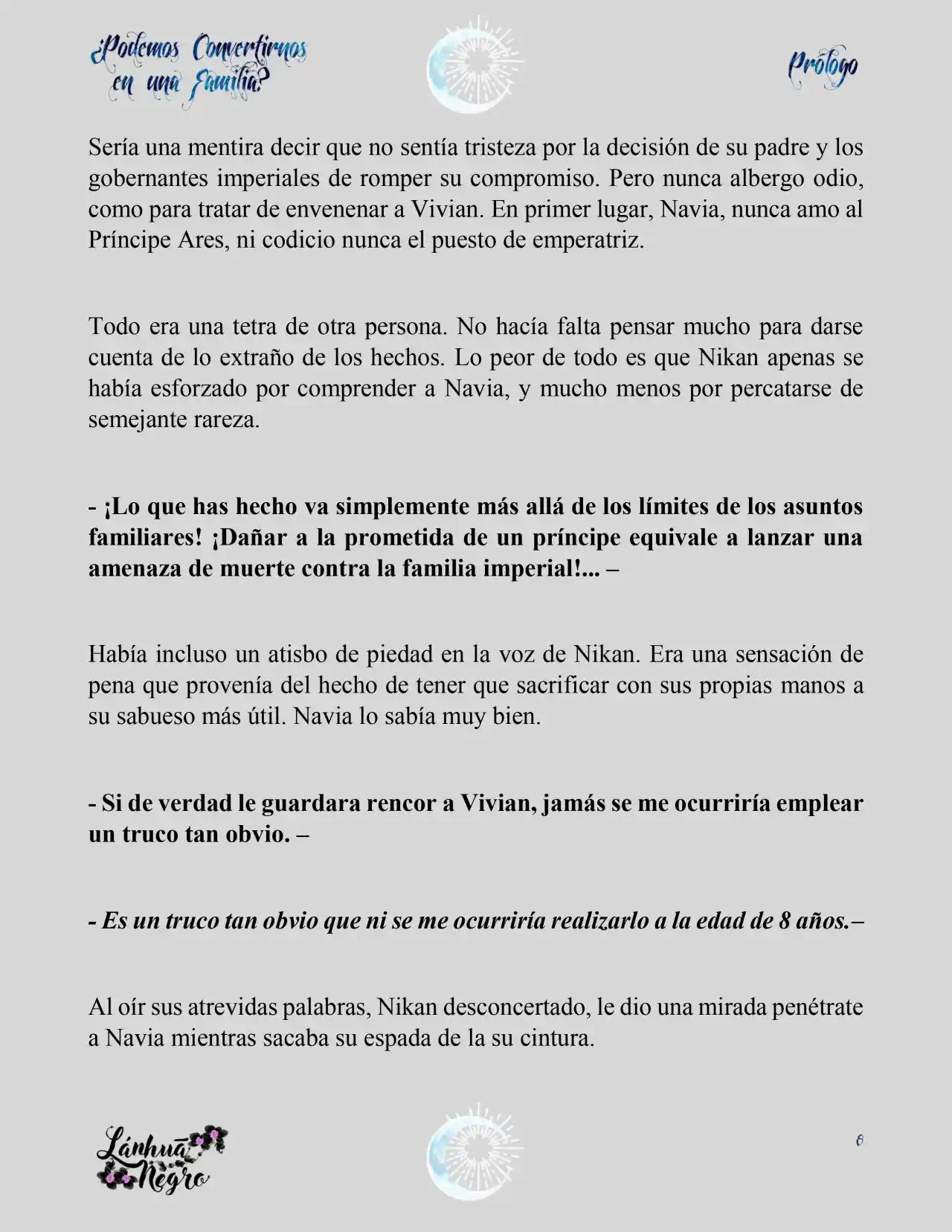 ¿Podemos Convertirnos En Una Familia? (Novela) - Capítulo - Página 8 - LectorTMOo