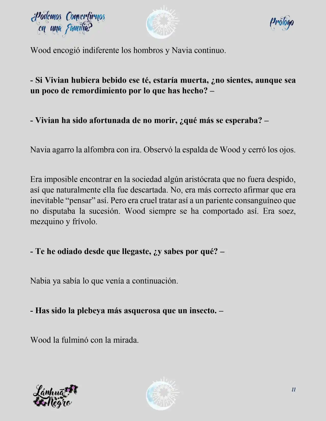 ¿Podemos Convertirnos En Una Familia? (Novela) - Capítulo - Página 11 - LectorTMOo