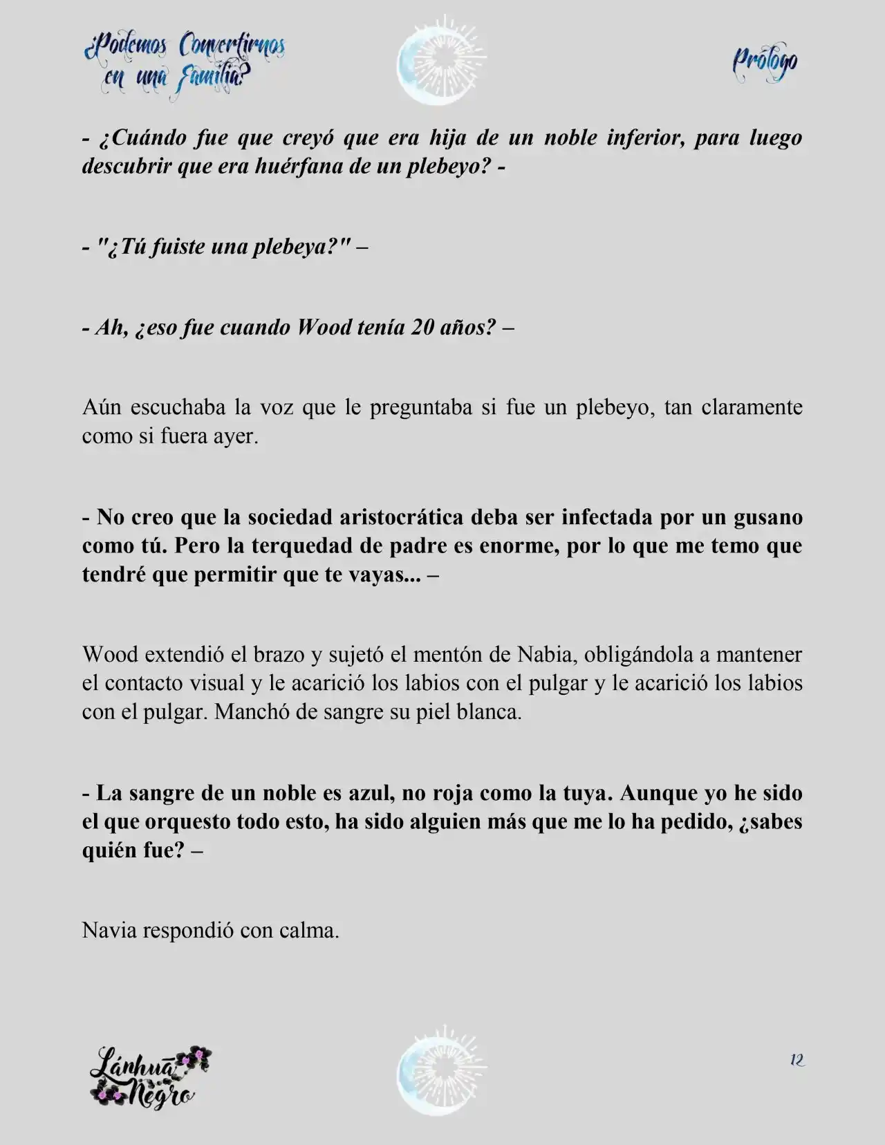 ¿Podemos Convertirnos En Una Familia? (Novela) - Capítulo - Página 12 - LectorTMOo