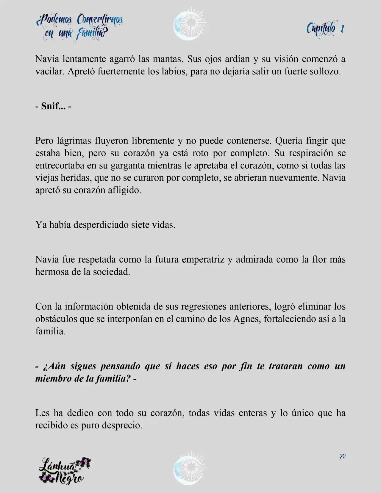 ¿Podemos Convertirnos En Una Familia? (Novela) - Capítulo 1 - Página 5 - LectorTMOo