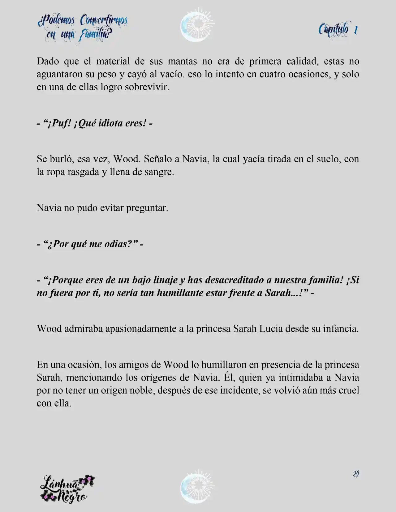 ¿Podemos Convertirnos En Una Familia? (Novela) - Capítulo 1 - Página 9 - LectorTMOo