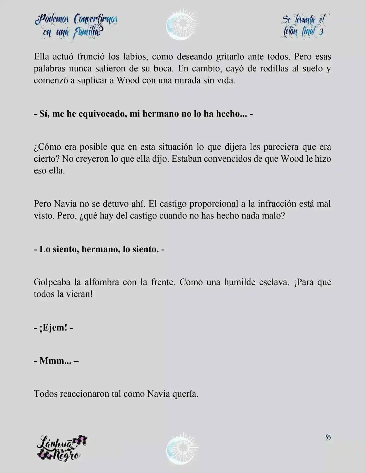 ¿Podemos Convertirnos En Una Familia? (Novela) - Capítulo 3 - Página 10 - LectorTMOo