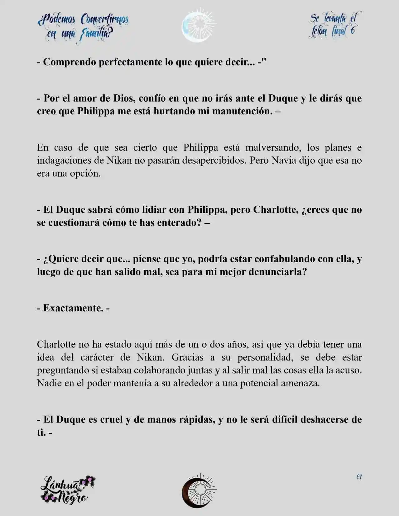 ¿Podemos Convertirnos En Una Familia? (Novela) - Capítulo 6 - Página 10 - LectorTMOo