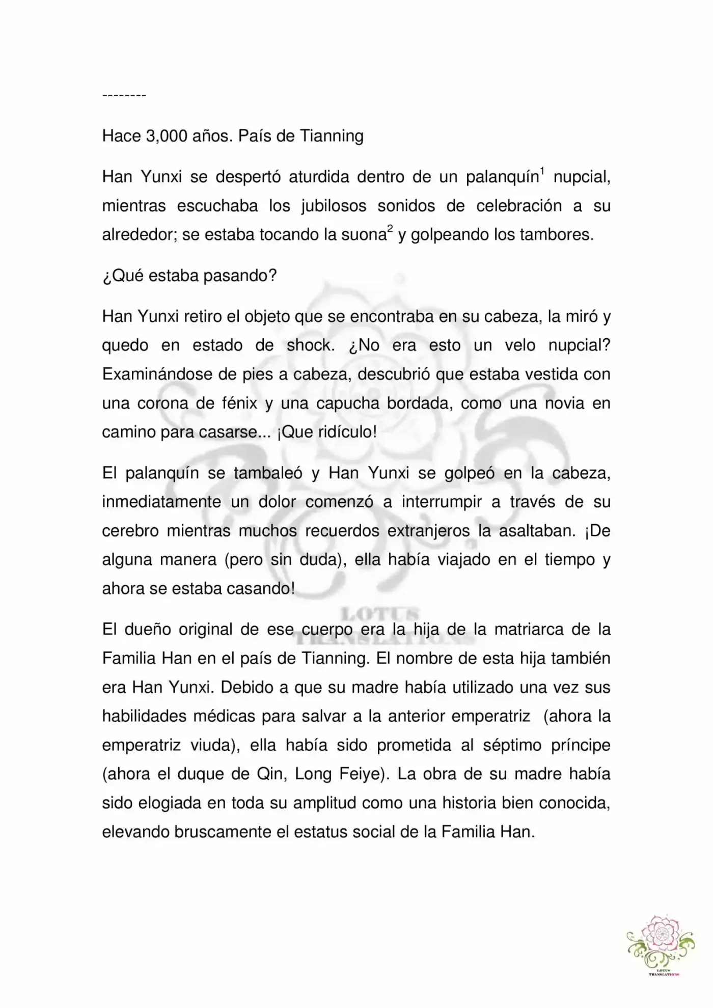Poison Genious Consort (Novela) - Capítulo 1 - Página 4 - LectorTMOo