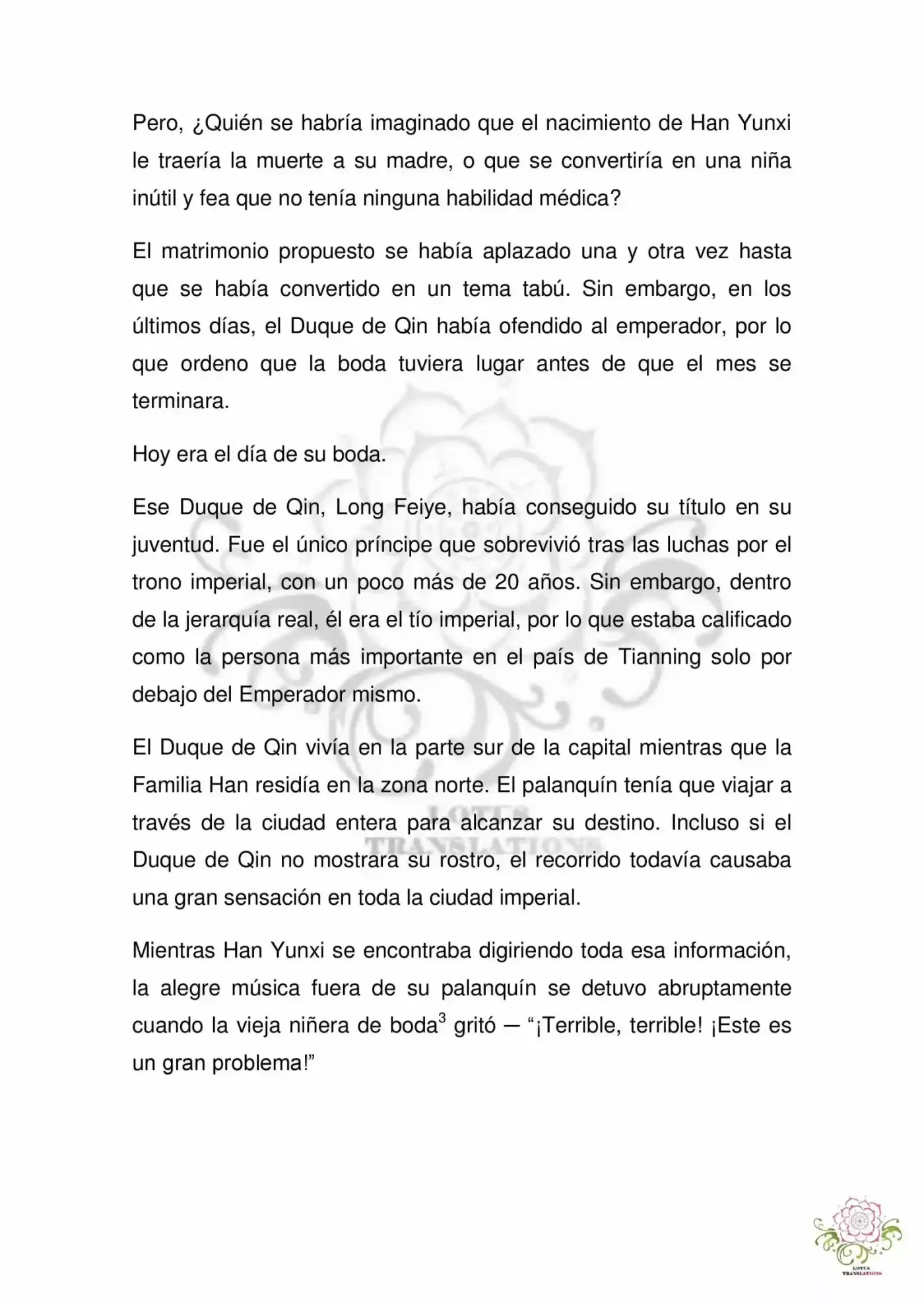 Poison Genious Consort (Novela) - Capítulo 1 - Página 5 - LectorTMOo