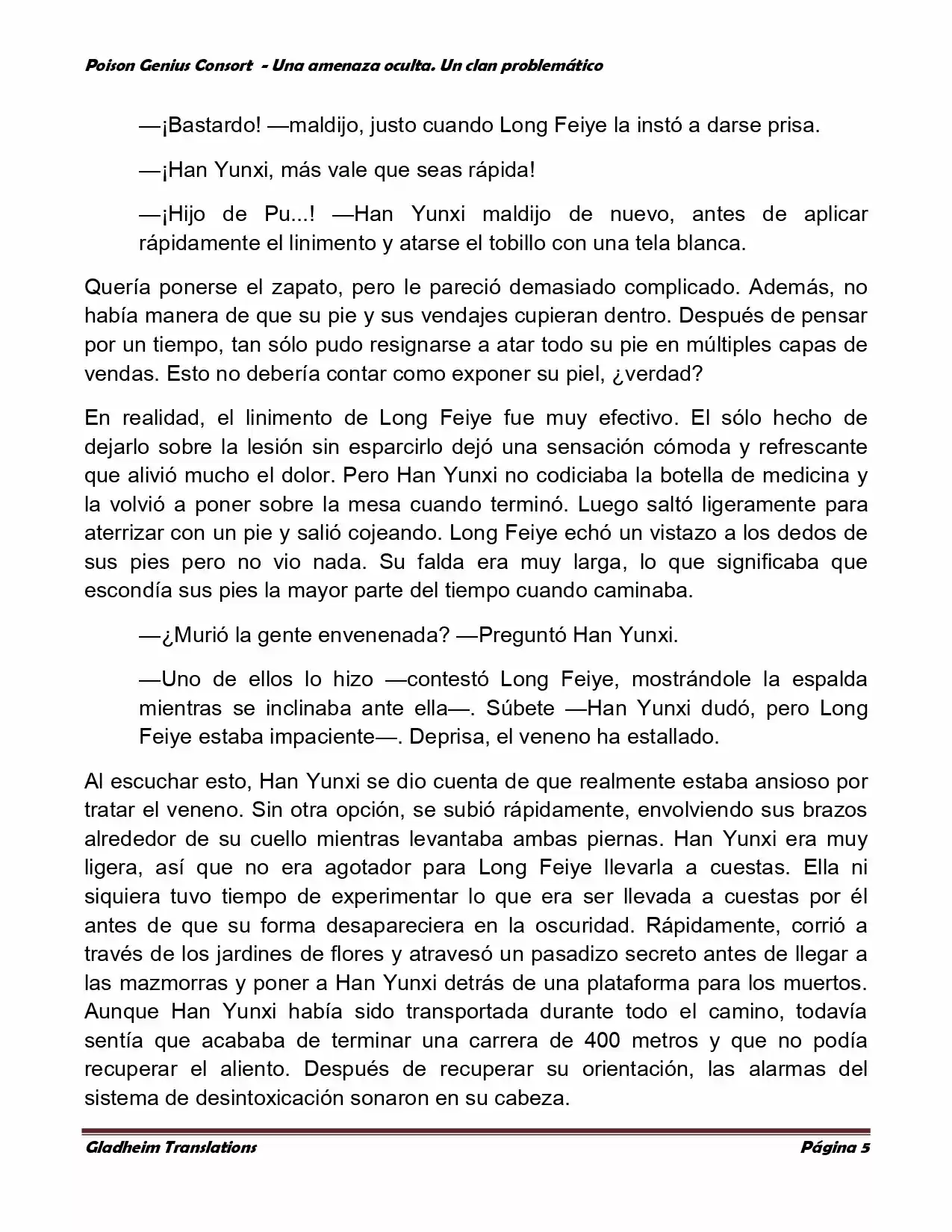 Poison Genious Consort (Novela) - Capítulo 100 - Página 5 - LectorTMOo