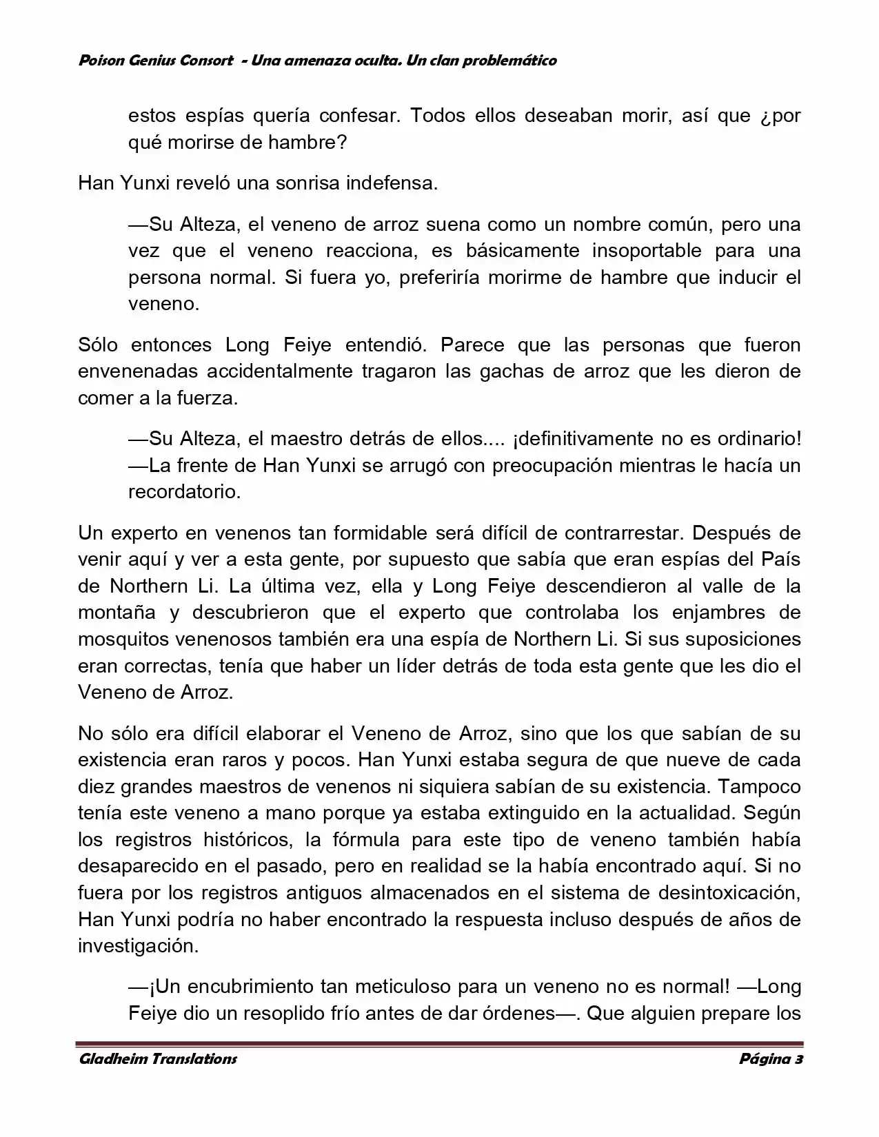 Poison Genious Consort (Novela) - Capítulo 101 - Página 3 - LectorTMOo