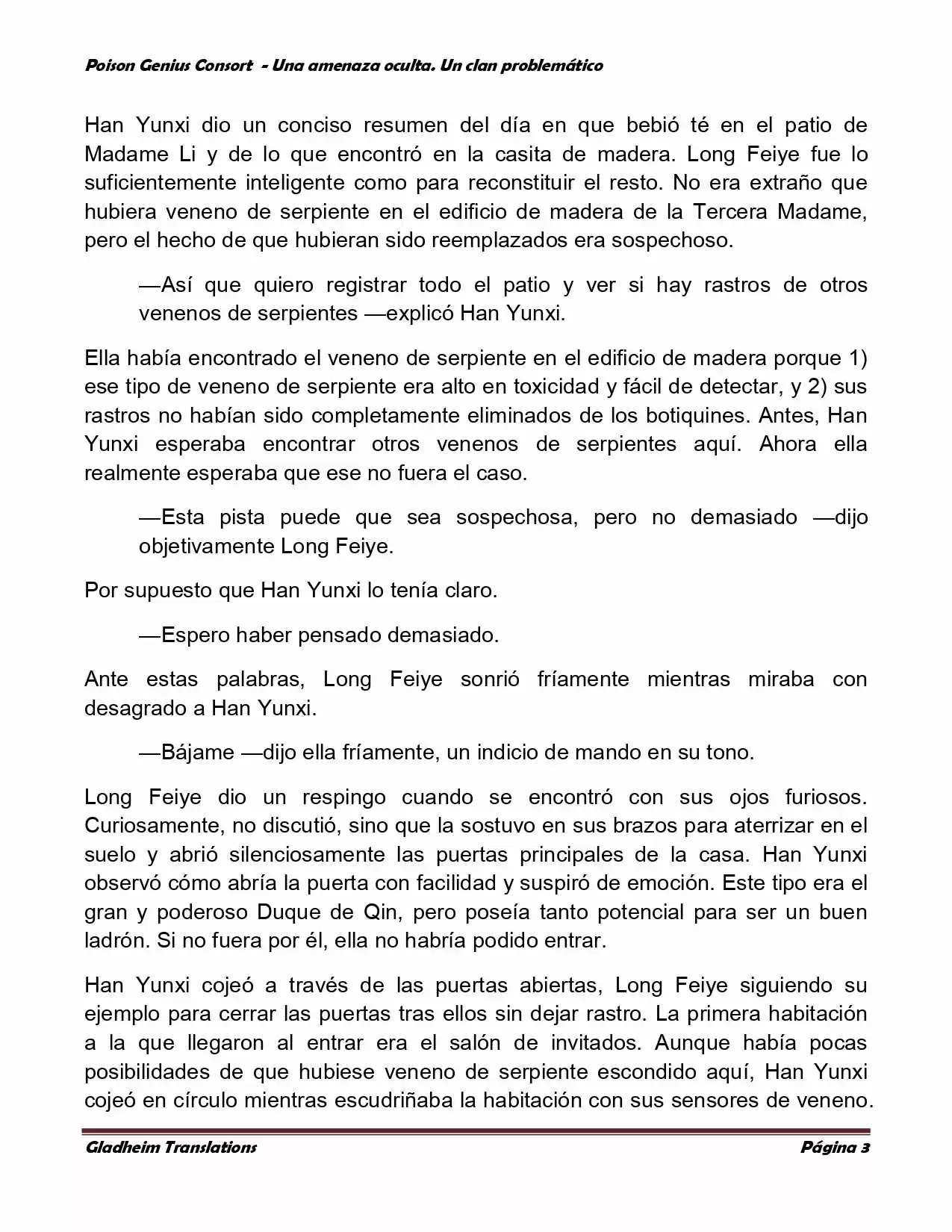 Poison Genious Consort (Novela) - Capítulo 104 - Página 3 - LectorTMOo