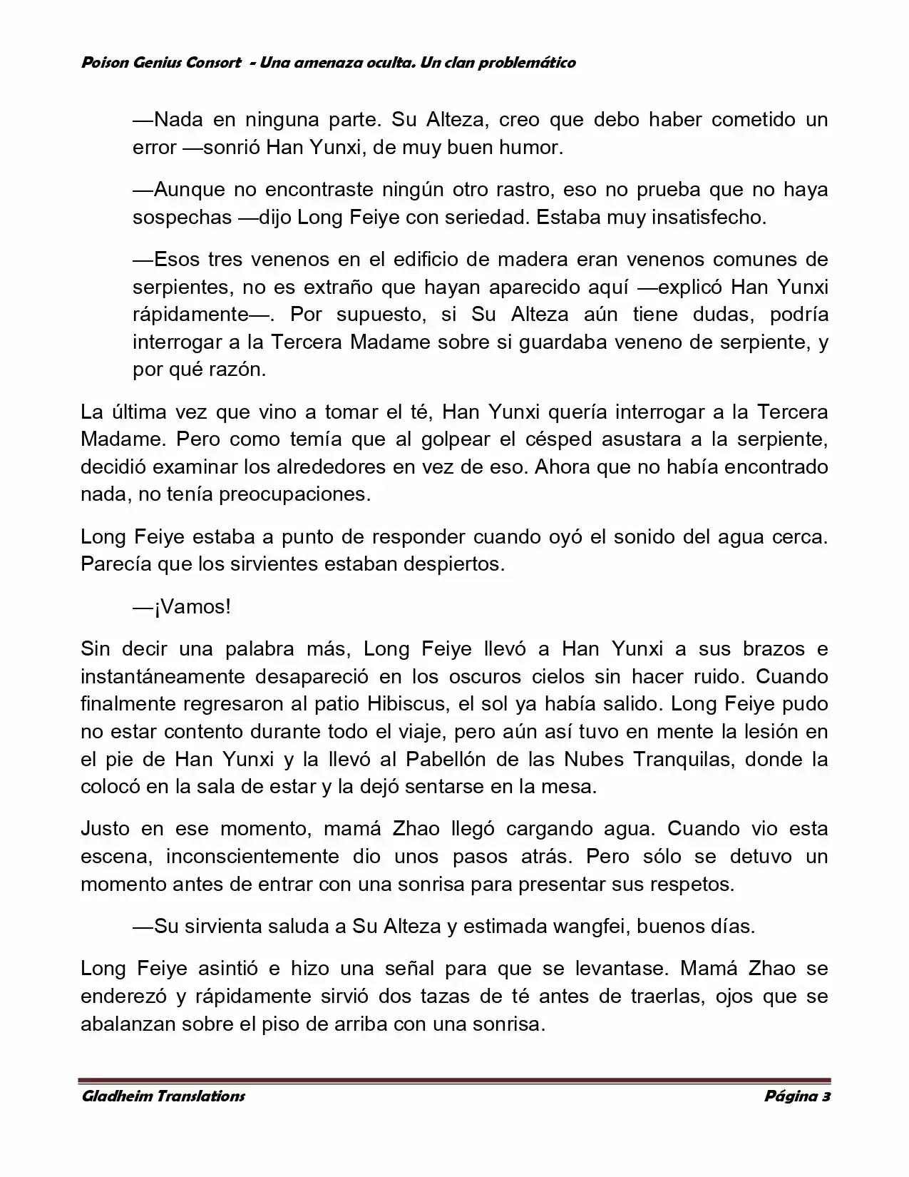 Poison Genious Consort (Novela) - Capítulo 105 - Página 3 - LectorTMOo