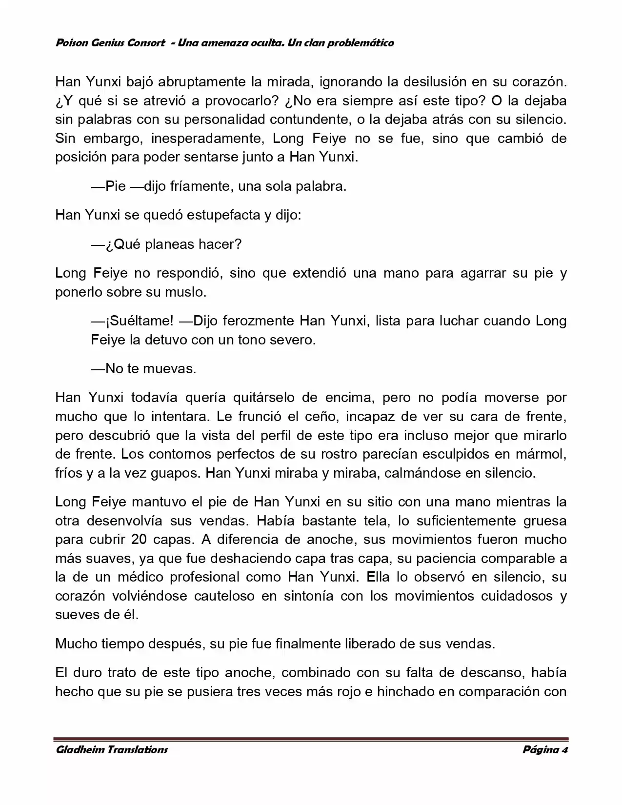 Poison Genious Consort (Novela) - Capítulo 107 - Página 4 - LectorTMOo