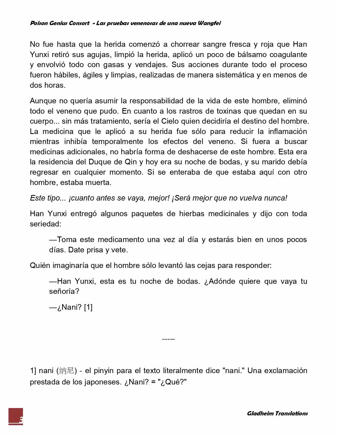 Poison Genious Consort (Novela) - Capítulo 11 - Página 3 - LectorTMOo
