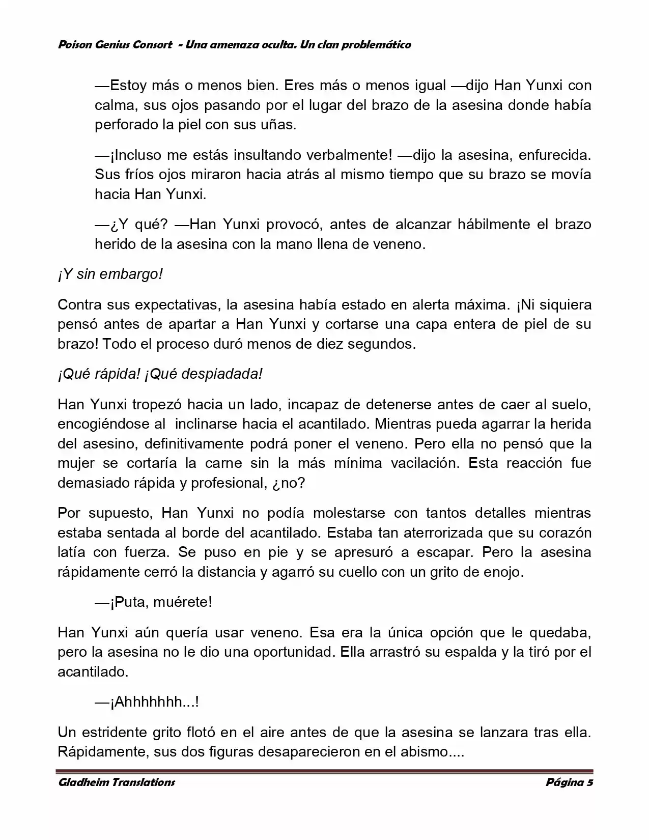 Poison Genious Consort (Novela) - Capítulo 111 - Página 5 - LectorTMOo