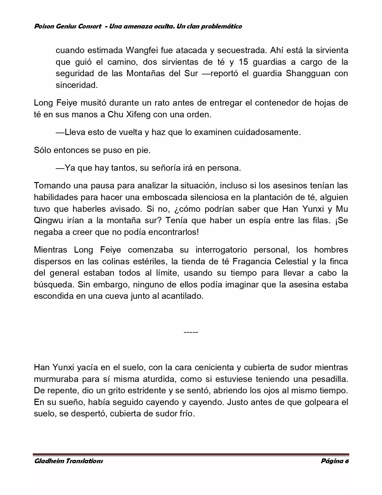 Poison Genious Consort (Novela) - Capítulo 113 - Página 6 - LectorTMOo