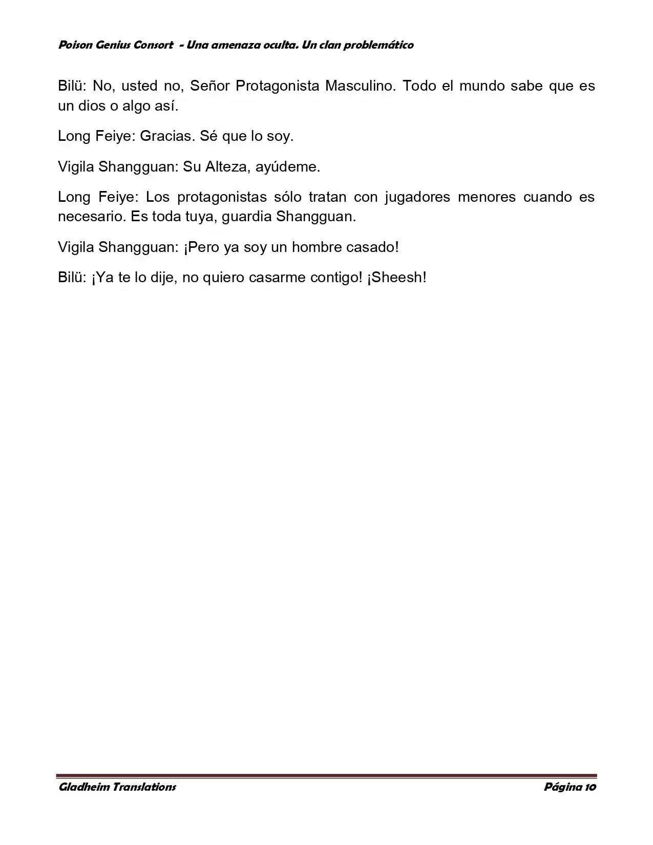 Poison Genious Consort (Novela) - Capítulo 113 - Página 10 - LectorTMOo