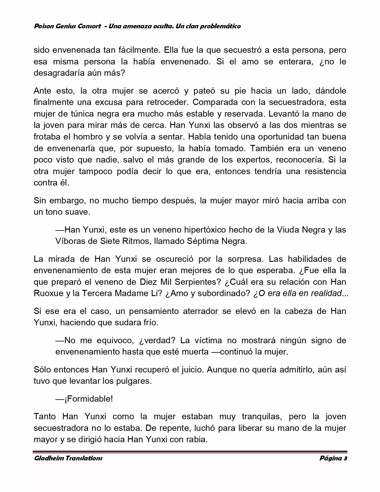 Poison Genious Consort (Novela) - Capítulo 114 - Página 3 - LectorTMOo