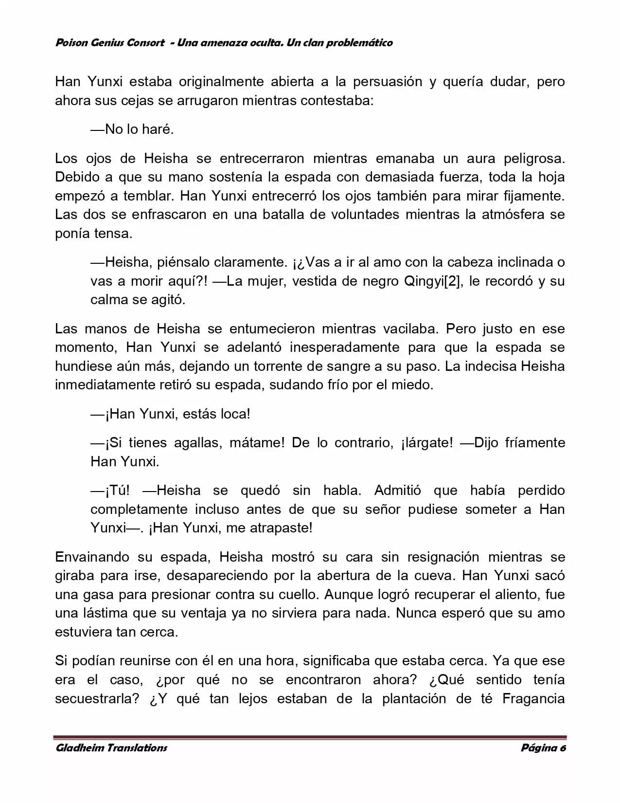 Poison Genious Consort (Novela) - Capítulo 114 - Página 6 - LectorTMOo