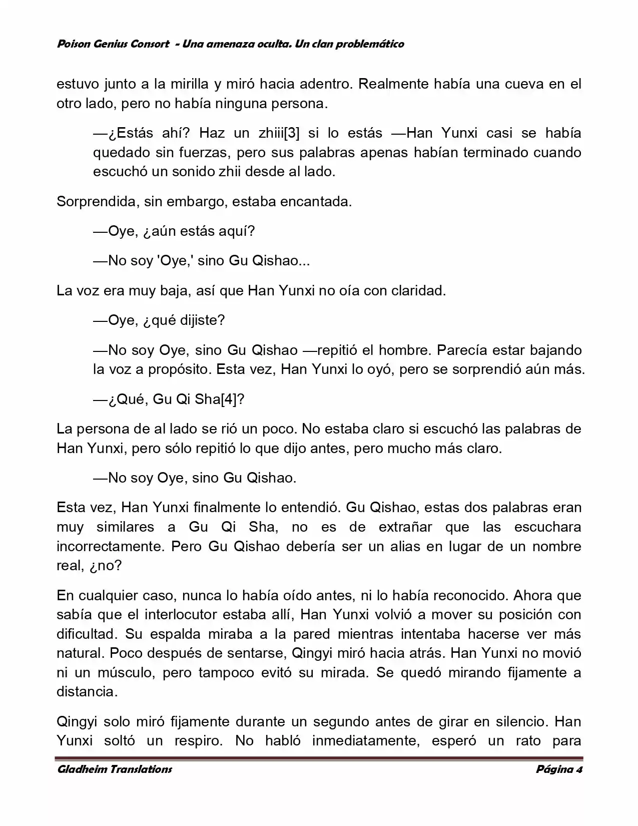 Poison Genious Consort (Novela) - Capítulo 115 - Página 4 - LectorTMOo