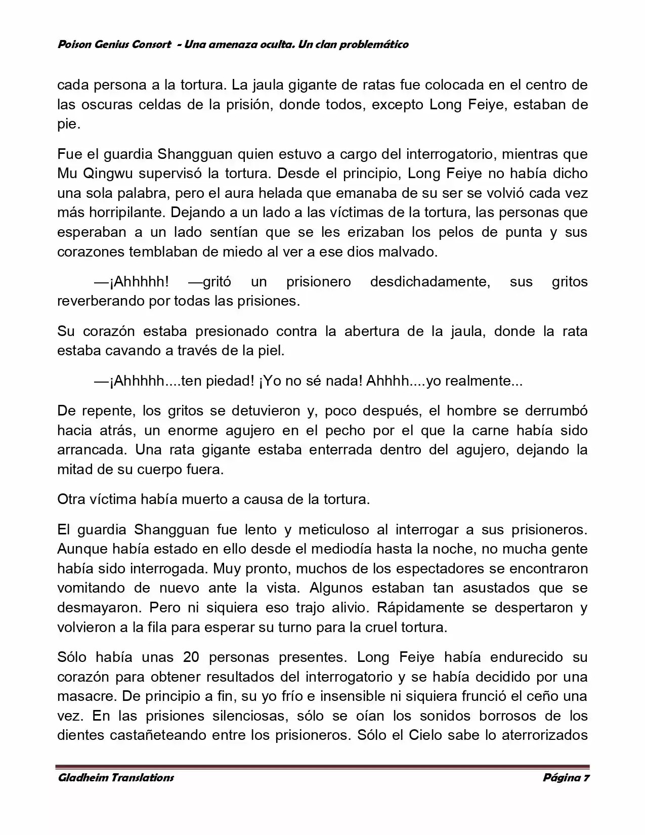 Poison Genious Consort (Novela) - Capítulo 115 - Página 7 - LectorTMOo