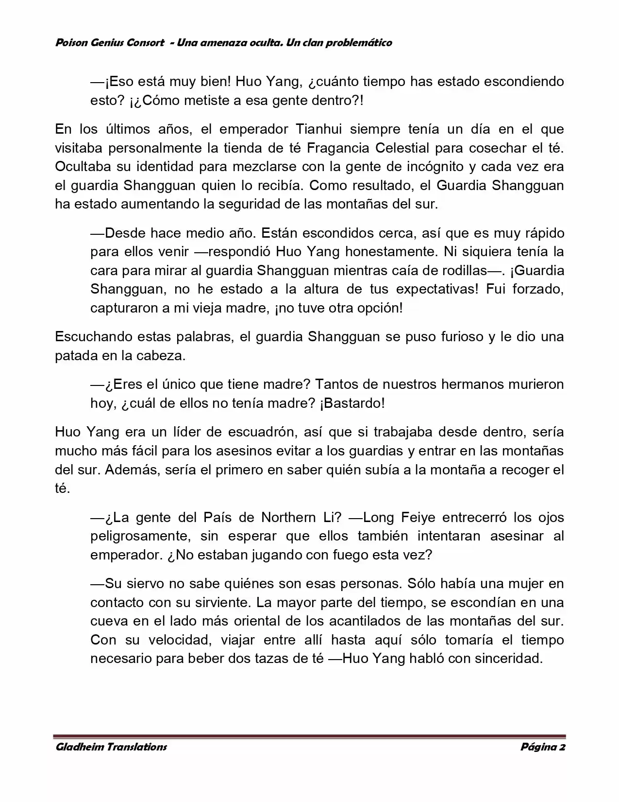 Poison Genious Consort (Novela) - Capítulo 116 - Página 2 - LectorTMOo