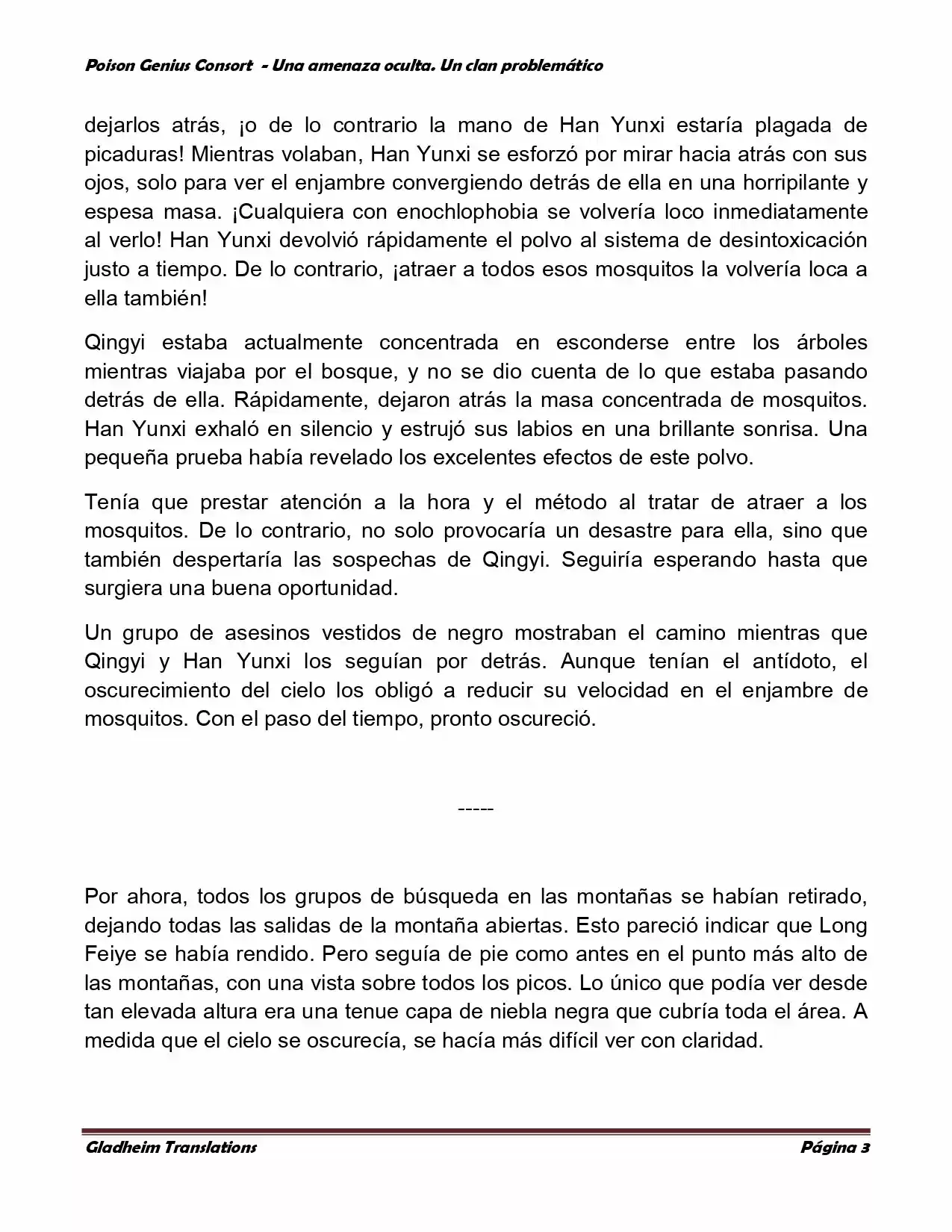 Poison Genious Consort (Novela) - Capítulo 117 - Página 3 - LectorTMOo