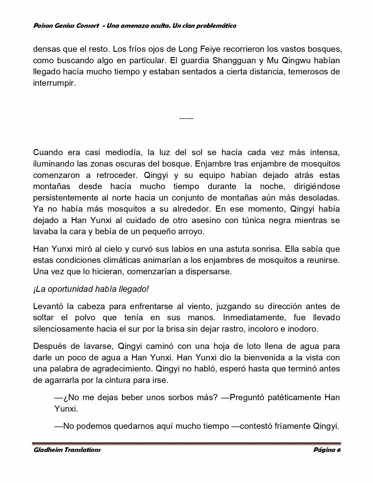 Poison Genious Consort (Novela) - Capítulo 117 - Página 6 - LectorTMOo