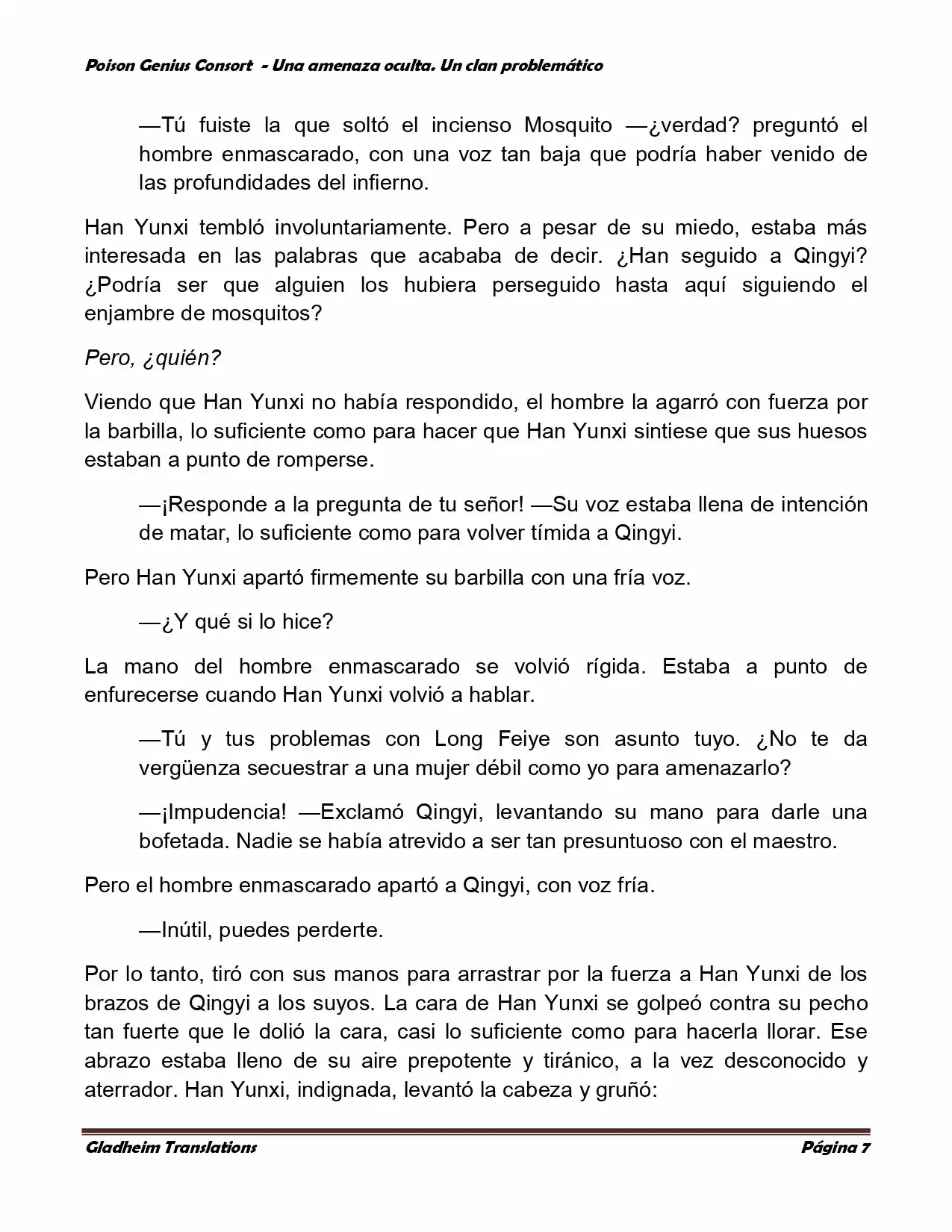 Poison Genious Consort (Novela) - Capítulo 118 - Página 7 - LectorTMOo