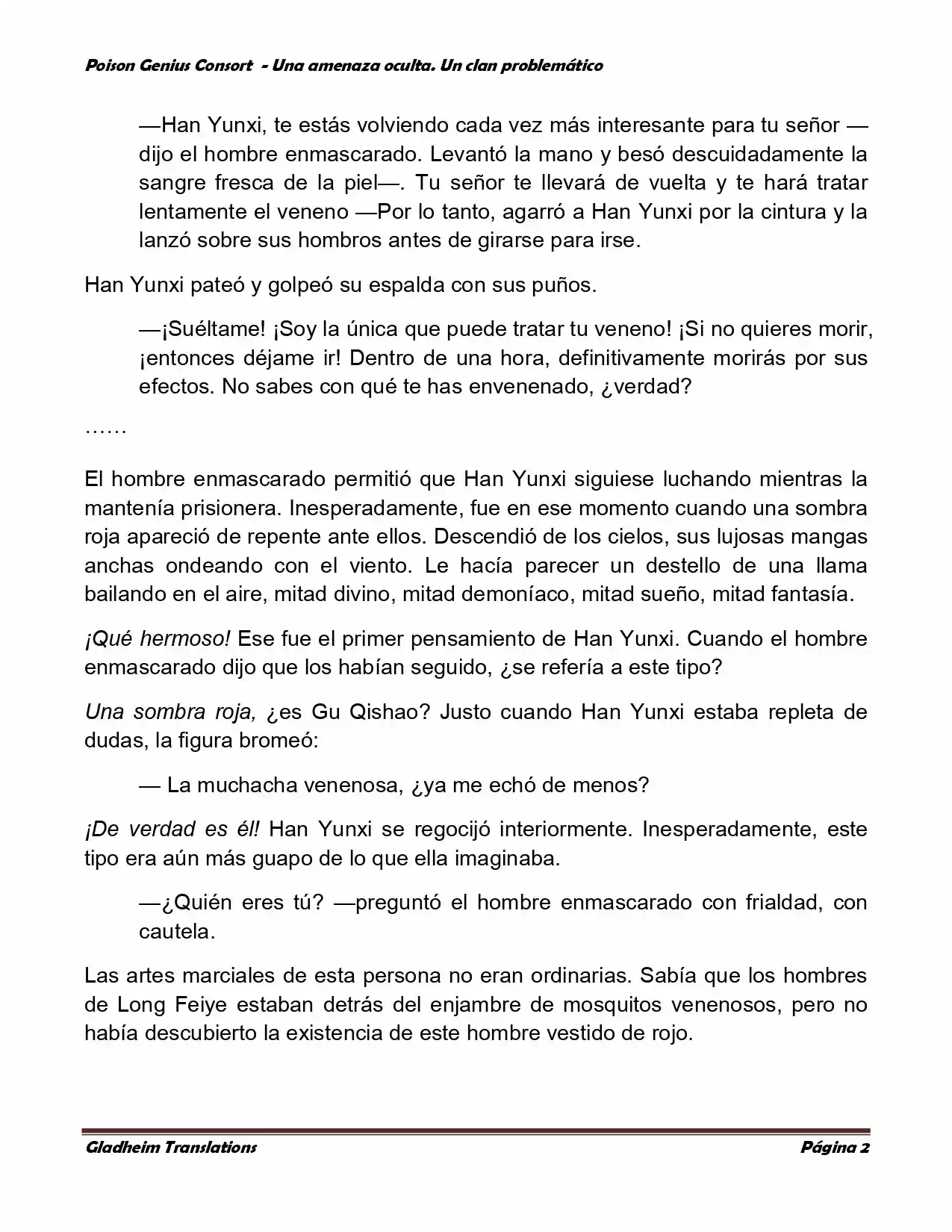 Poison Genious Consort (Novela) - Capítulo 119 - Página 2 - LectorTMOo