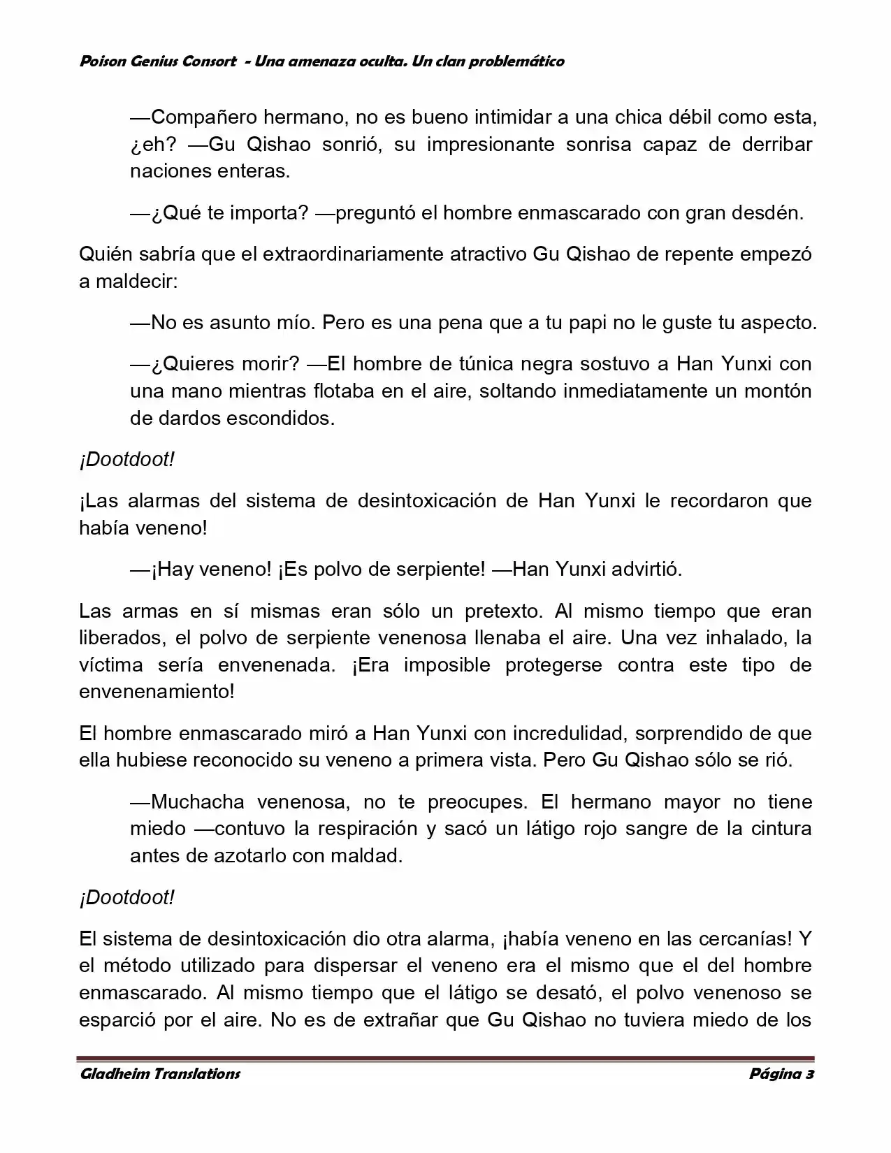 Poison Genious Consort (Novela) - Capítulo 119 - Página 3 - LectorTMOo