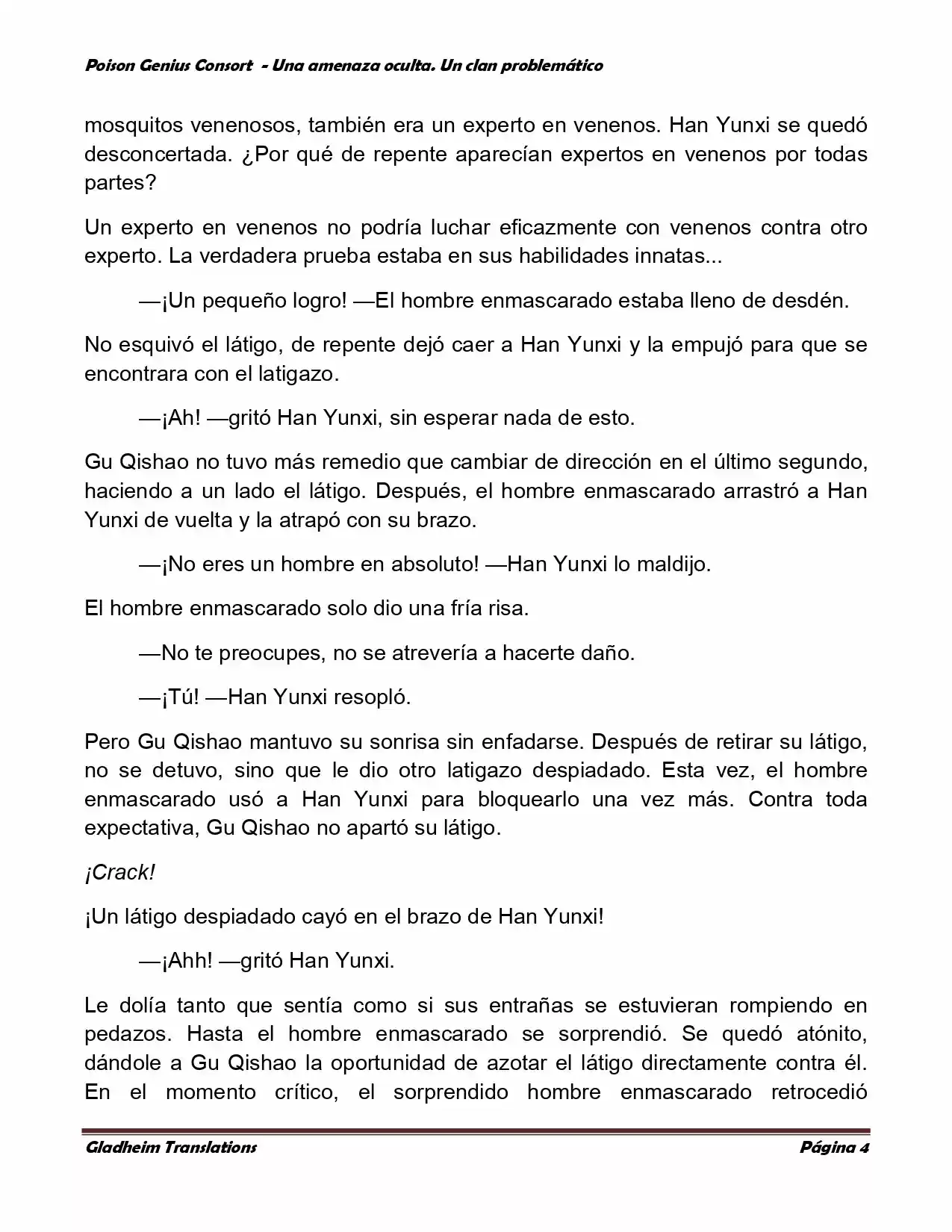 Poison Genious Consort (Novela) - Capítulo 119 - Página 4 - LectorTMOo
