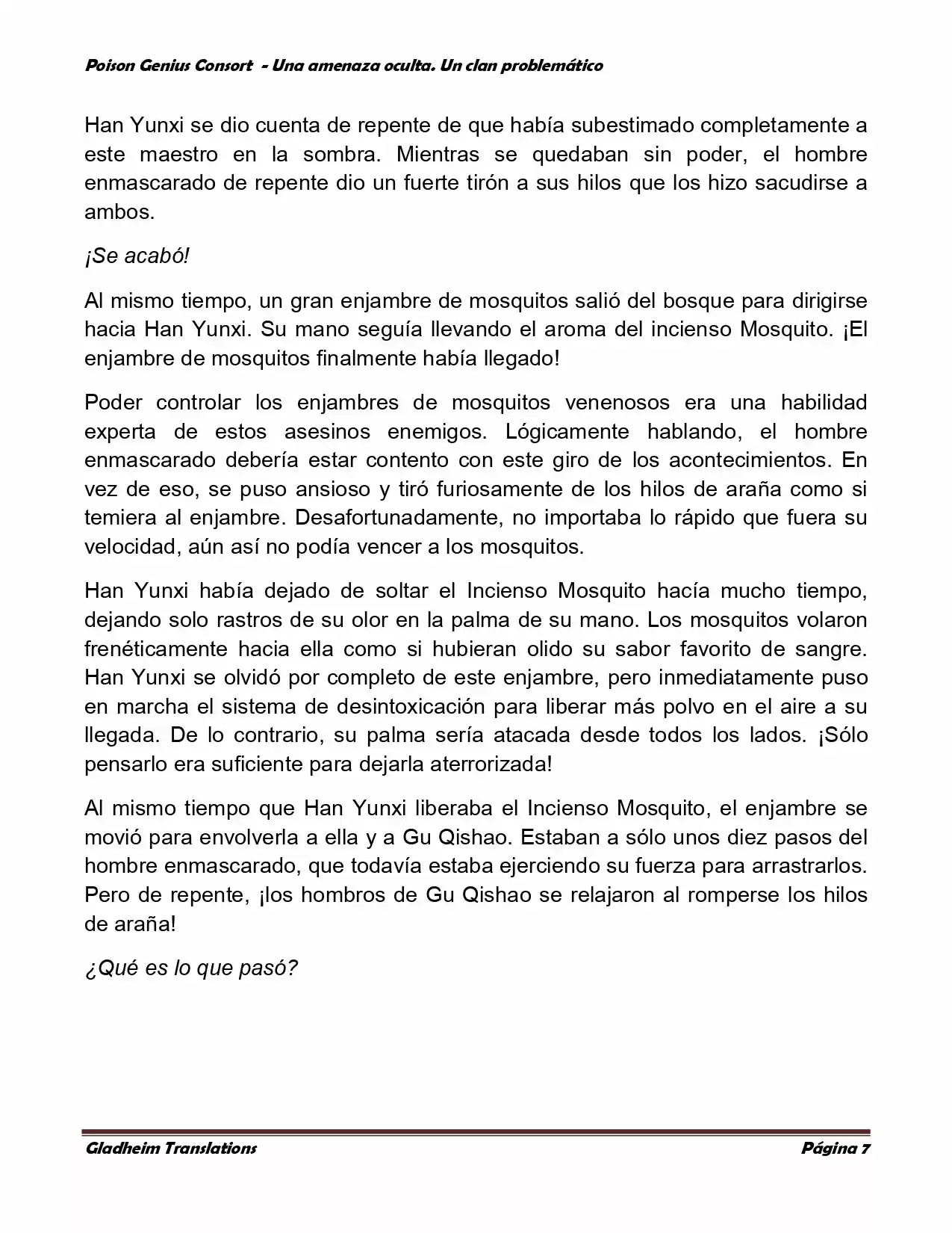 Poison Genious Consort (Novela) - Capítulo 119 - Página 7 - LectorTMOo