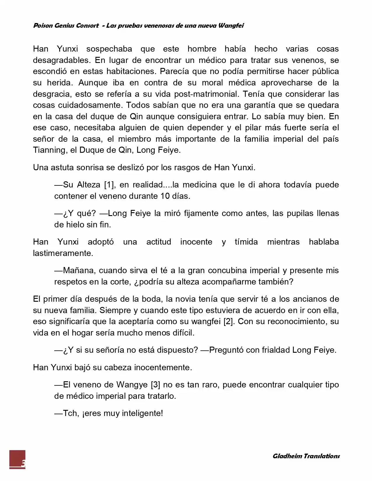Poison Genious Consort (Novela) - Capítulo 12 - Página 3 - LectorTMOo