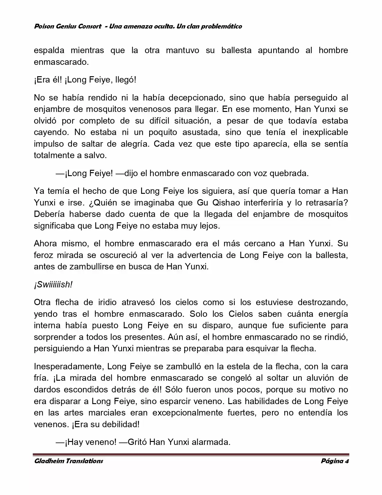 Poison Genious Consort (Novela) - Capítulo 120 - Página 4 - LectorTMOo