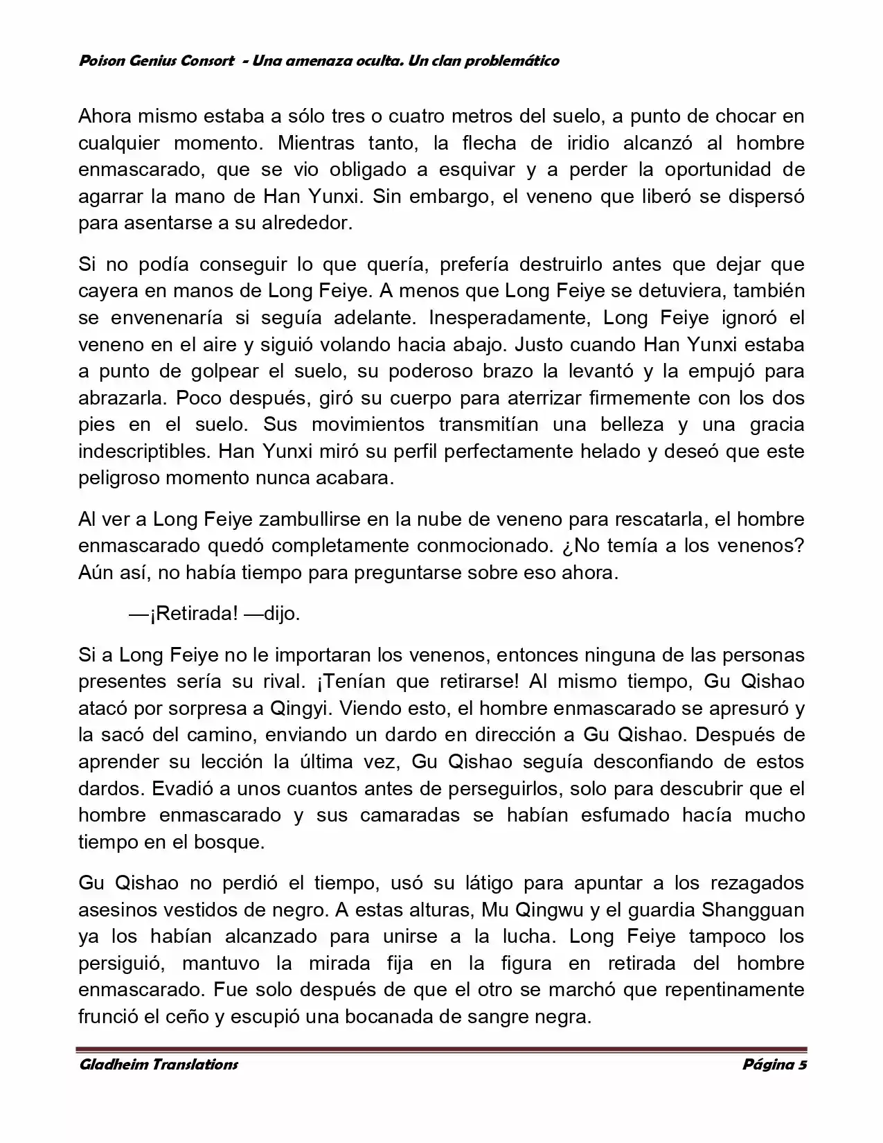 Poison Genious Consort (Novela) - Capítulo 120 - Página 5 - LectorTMOo