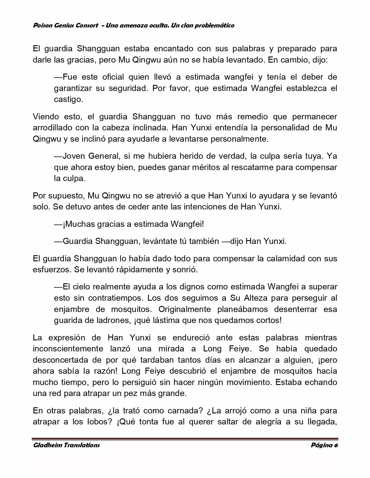 Poison Genious Consort (Novela) - Capítulo 121 - Página 6 - LectorTMOo