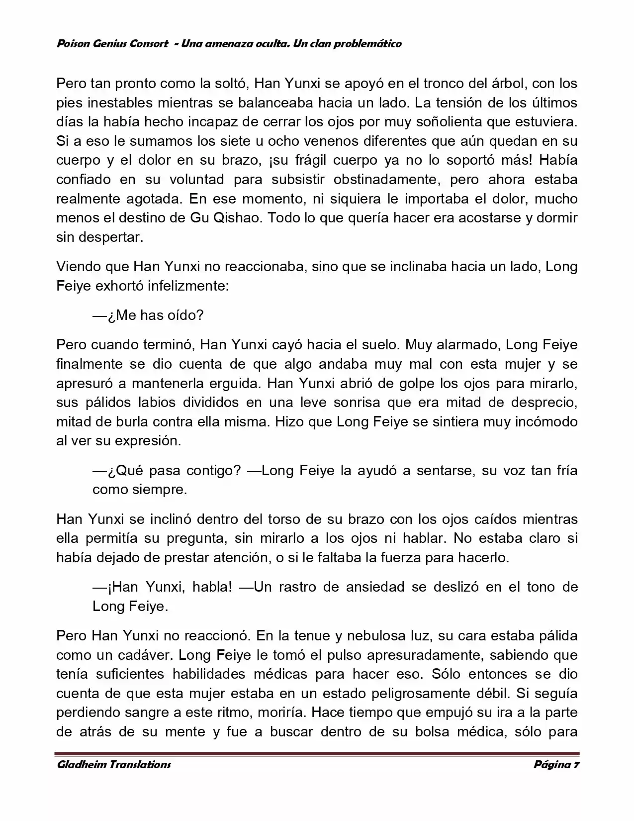 Poison Genious Consort (Novela) - Capítulo 122 - Página 7 - LectorTMOo
