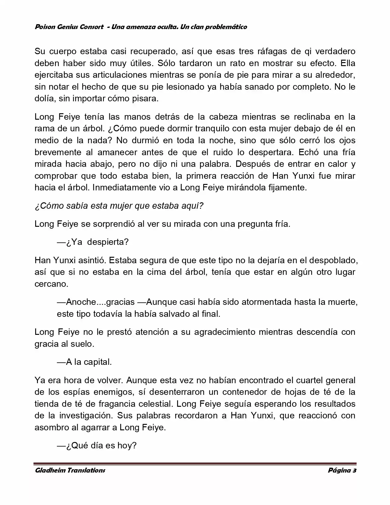 Poison Genious Consort (Novela) - Capítulo 124 - Página 3 - LectorTMOo