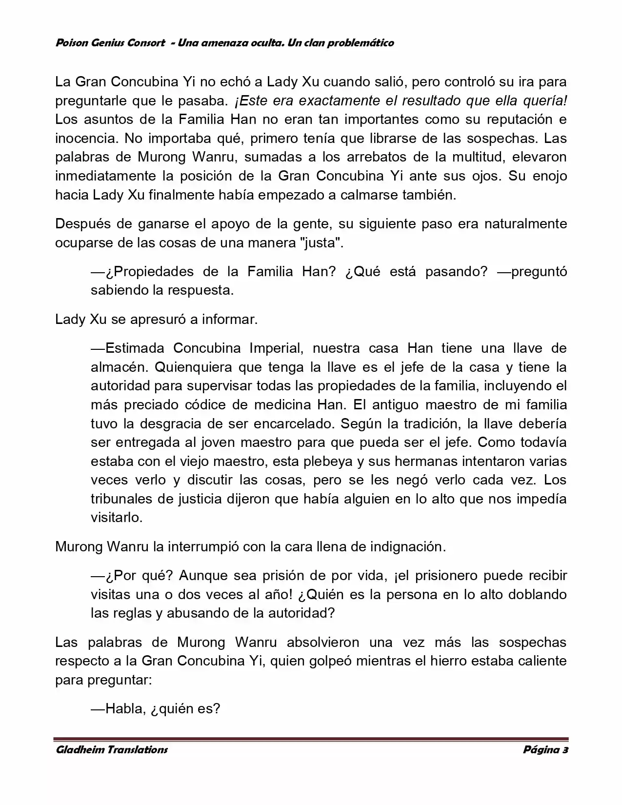 Poison Genious Consort (Novela) - Capítulo 126 - Página 3 - LectorTMOo