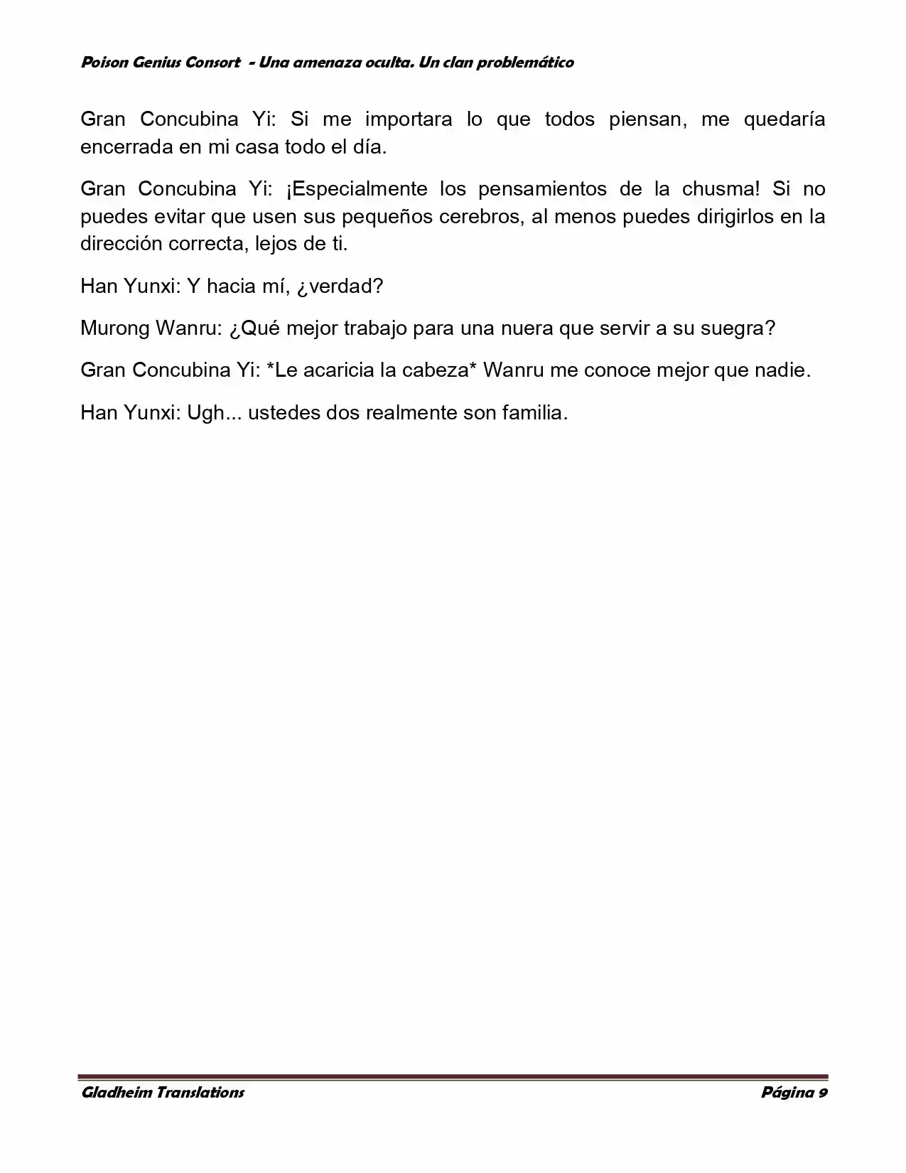 Poison Genious Consort (Novela) - Capítulo 126 - Página 9 - LectorTMOo