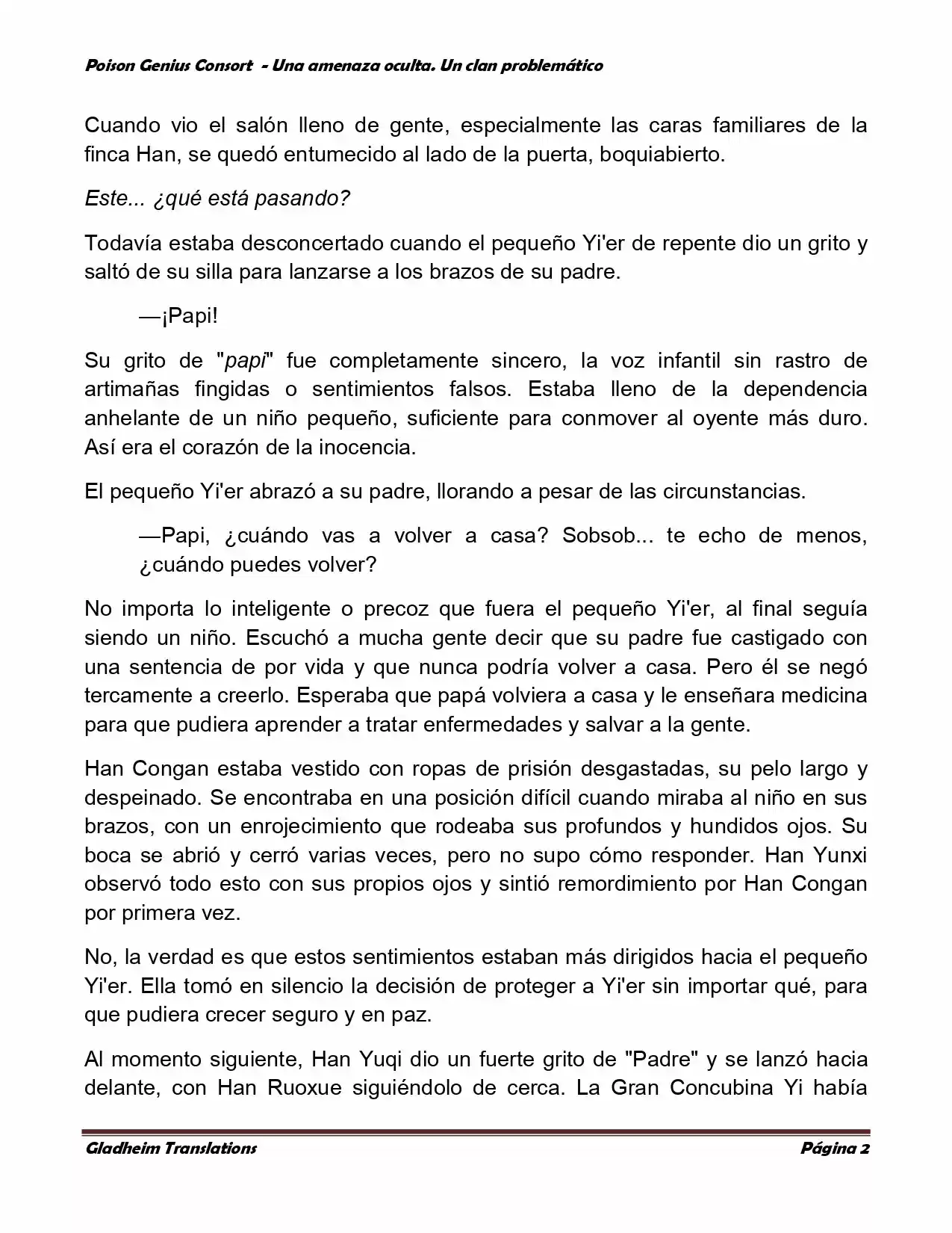 Poison Genious Consort (Novela) - Capítulo 128 - Página 2 - LectorTMOo