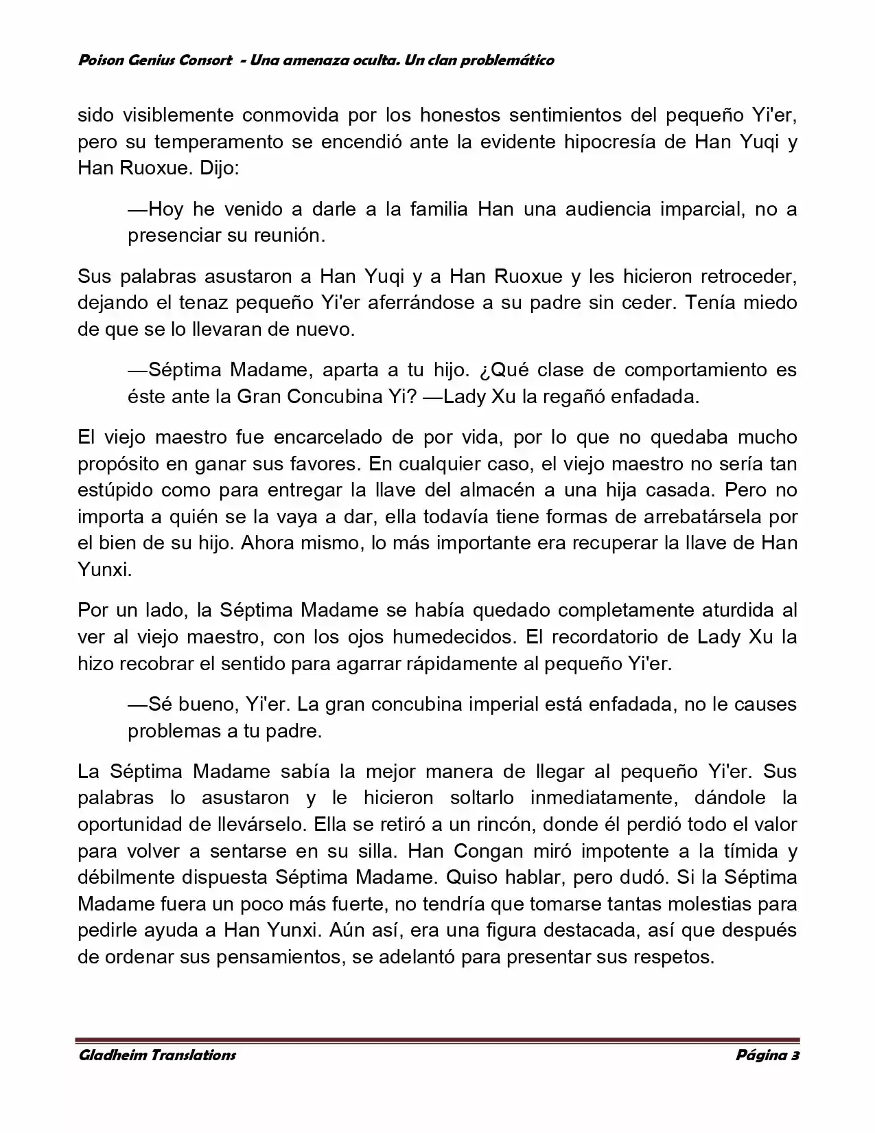 Poison Genious Consort (Novela) - Capítulo 128 - Página 3 - LectorTMOo