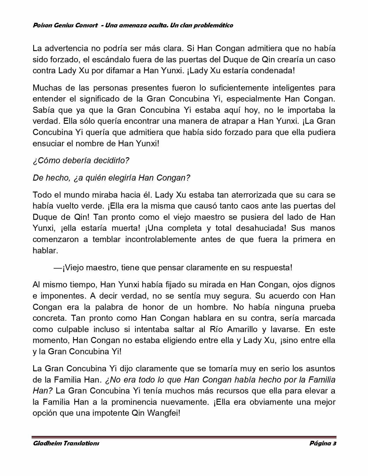 Poison Genious Consort (Novela) - Capítulo 129 - Página 3 - LectorTMOo
