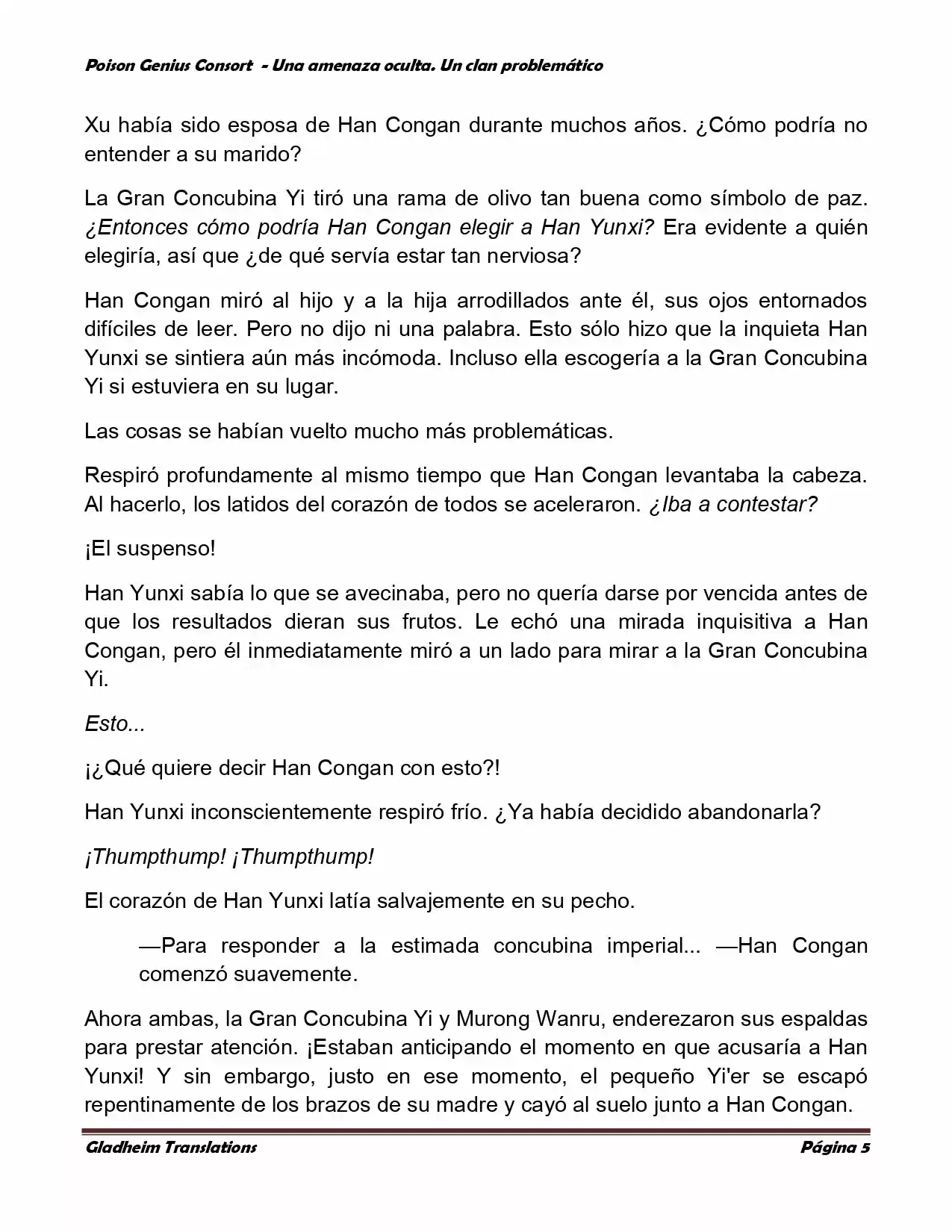 Poison Genious Consort (Novela) - Capítulo 129 - Página 5 - LectorTMOo