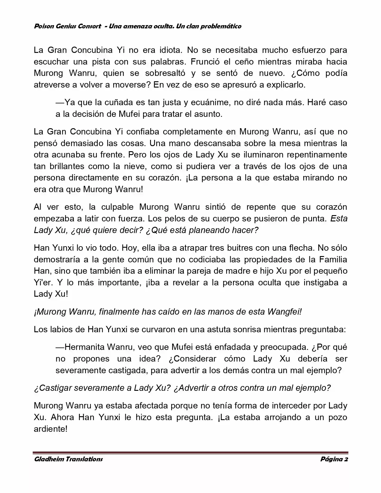 Poison Genious Consort (Novela) - Capítulo 131 - Página 2 - LectorTMOo
