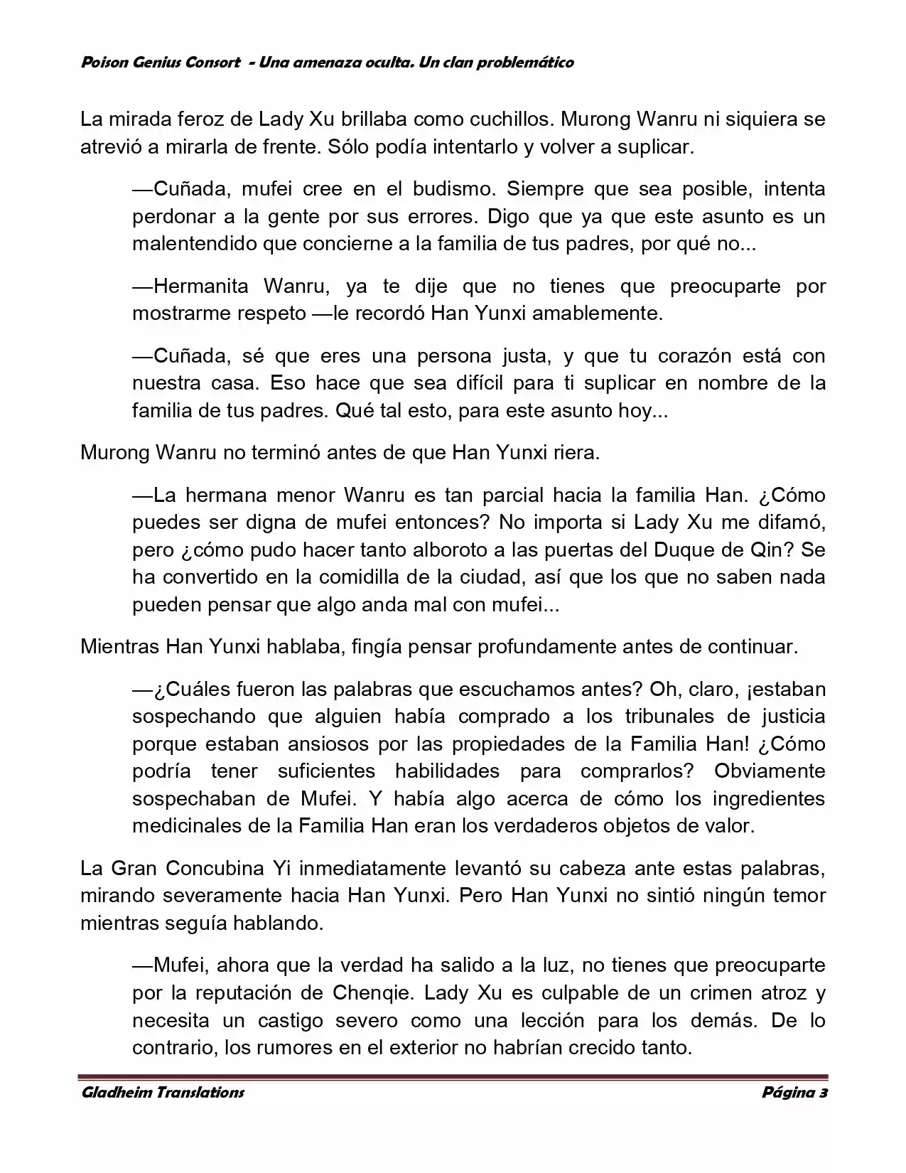 Poison Genious Consort (Novela) - Capítulo 131 - Página 3 - LectorTMOo